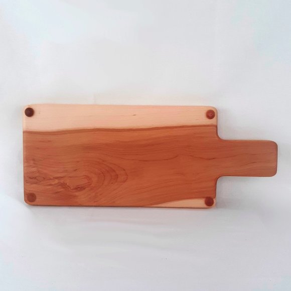 Butter/Charcuterie/Serving Board Handcrafted wi 4 Glass Serving Cups and Spoons - Picture 6 of 8